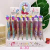 Creative cartoon little dinosaur sunflowers, primary school school supplies, no-sharpening pencils, student stationery details Picture